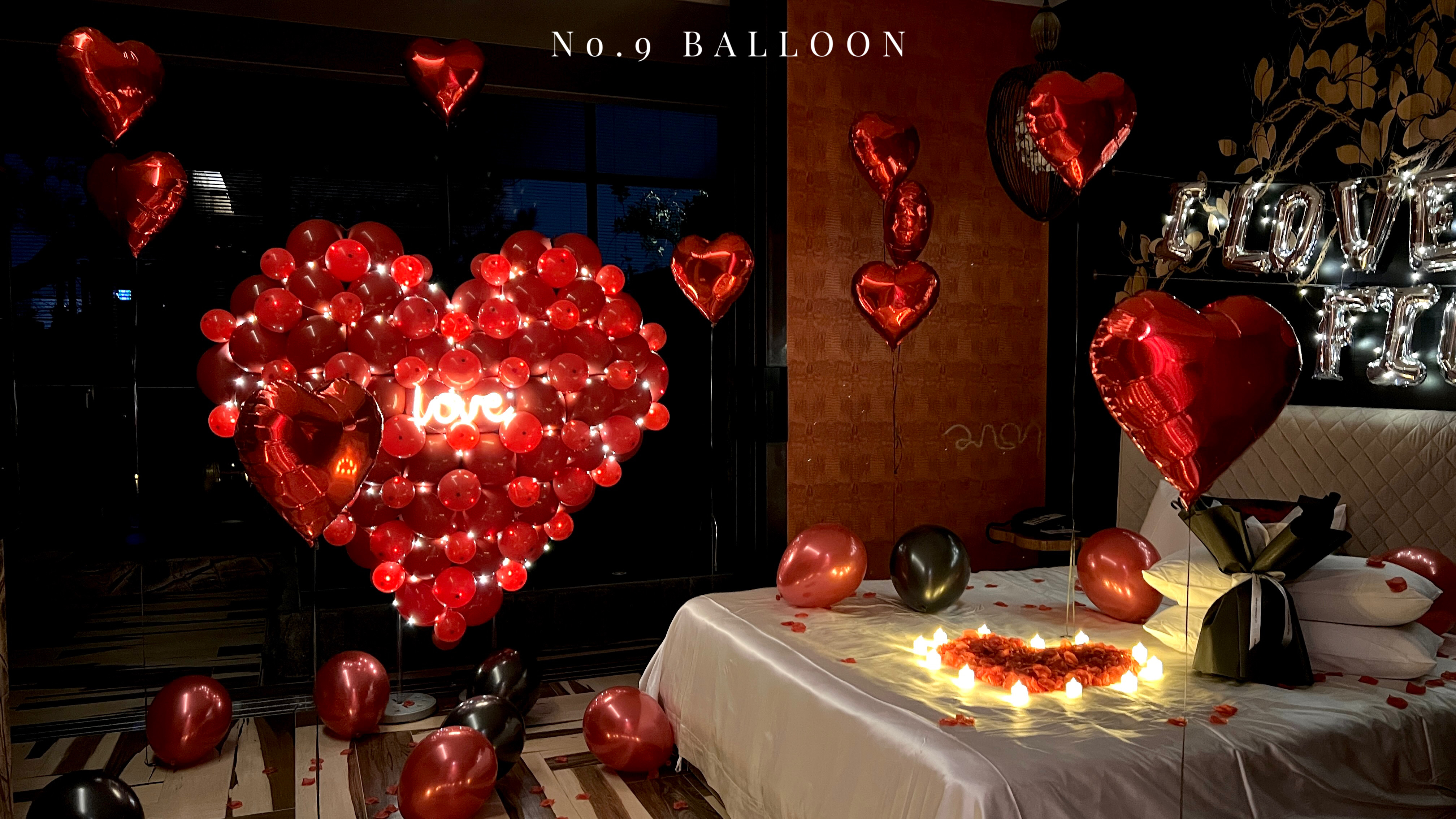 背板佈置,情人節氣球佈置,背板設計,台中氣球佈置